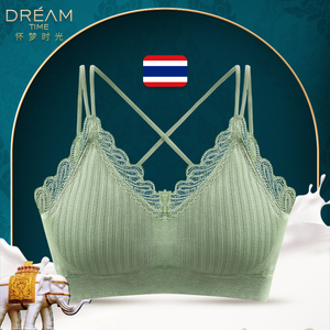 【怀梦优黛】泰国乳胶交叉带抹胸文胸