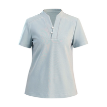 Yiyantang hotel guest room work clothes womens short-sleeved hotel guest house cleaning work clothes T-shirt summer clothing