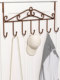 The door hook porch hood artifact wall hanging storage rack without punching holes on the bedroom door side clothes rack