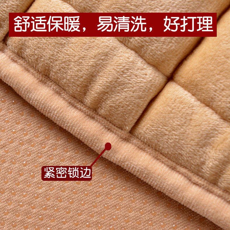 Wholesale car cushion winter short plush small waist three-piece warm single piece Winter back seat cushion