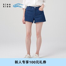 klee klee light color stretch denim shorts K0201PA14