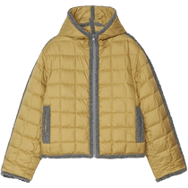 Zuczug vegetarian lady lamb with two sides wearing a hat down jacket　