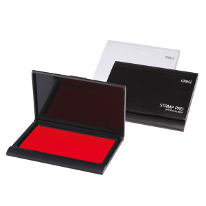 Deli's right-hand Fast Dry Inprint Printed Oil Imprinted Clay Red Blue Model 9890