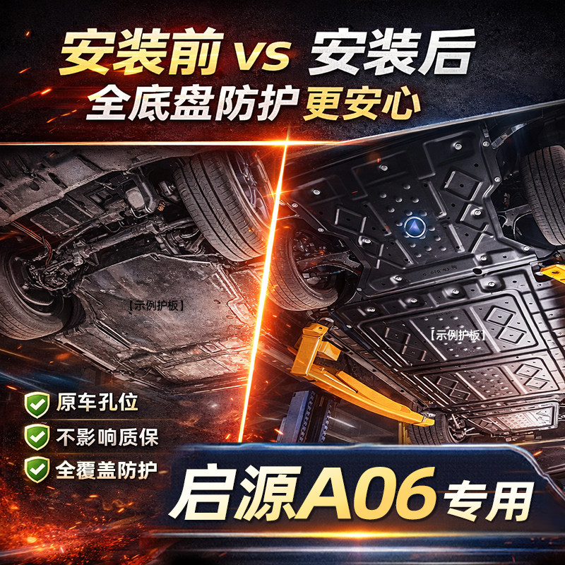 26 Защитная пластина шасси Changan Qiyuan A06 бронированный двигатель нижняя защитная пластина двигателя нижняя защитная пластина аккумулятора модели 2026 Изображение 1