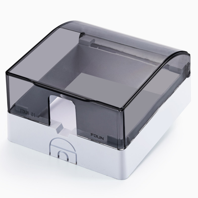 Type 86 ultra-thin surface-mounted paste-type switch socket protective cover waterproof cover toilet switch panel splash-proof box