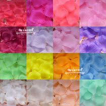 Clearance wedding petals simulation petals wedding hand-thrown rose petals silk cloth petals 100g