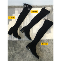 (Egg Ding Chengxin) Net red thin long boots womens boots winter boots elastic high boots over knee boots