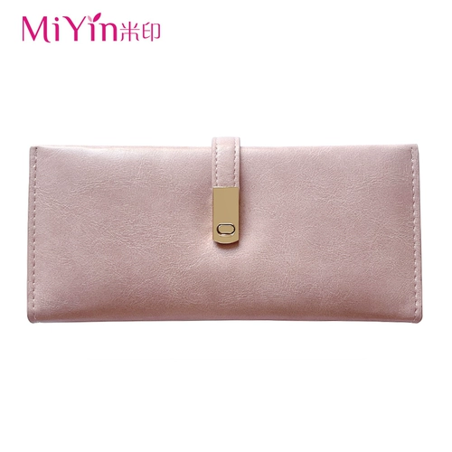 米印 Модная тонкая ретро маленькая сумка клатч, длинный кошелек, городской стиль
