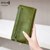 米印 Бумажник, длинный кошелек с молнией, маленькая сумка клатч, анти-кража