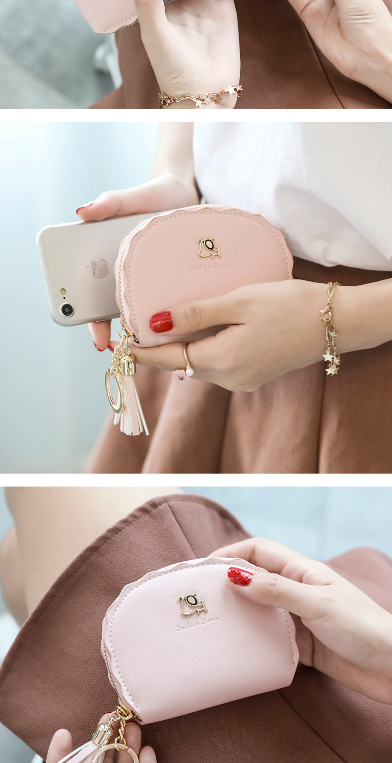 Mi Yin thẻ con chó gói nữ nhỏ dễ thương đơn giản siêu mỏng đa thẻ thẻ dung lượng lớn thẻ tín dụng ví một ví đựng thẻ minni kháng nước
