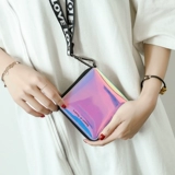 米印 Бумажник, короткая свежая складная сумка через плечо, вместительный и большой кошелек, в корейском стиле