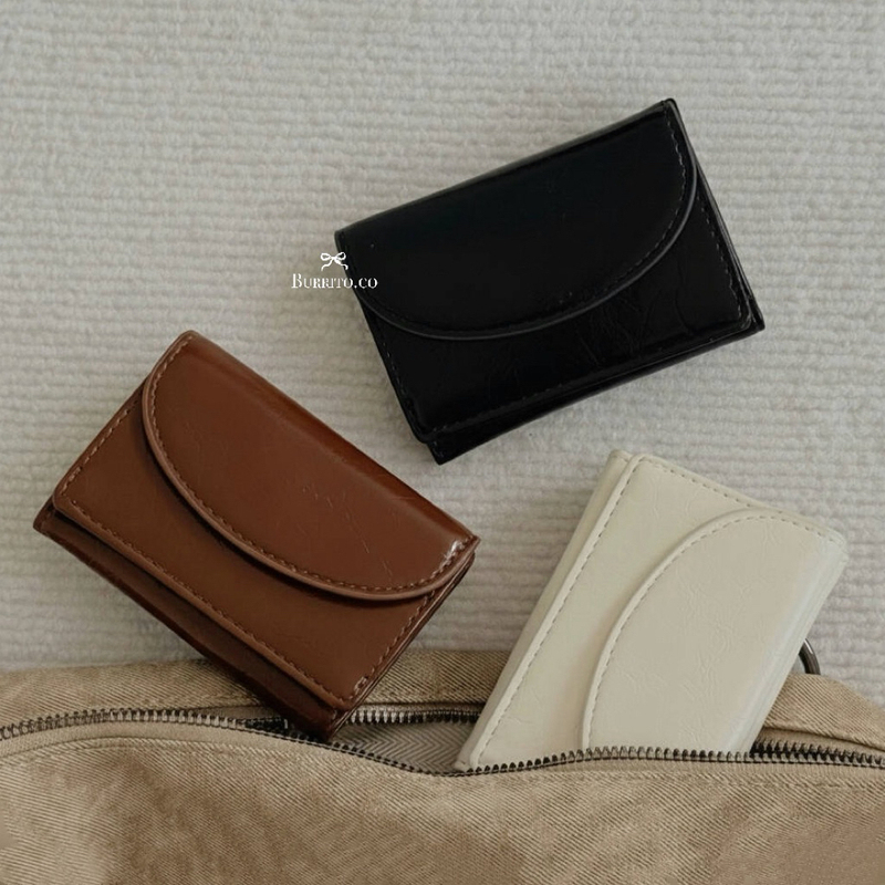Oil Wax Texture Half-Moon 70% off Short Clip Korean Style Wallet Small Wallet Coin Purse Wallet Women's Wallet Compact and Portable Oil Wax Texture Half-Moon 70% off Short Clip Korean Style Wallet Small Wallet Coin Purse Wallet Women's Wallet Compact and Portable