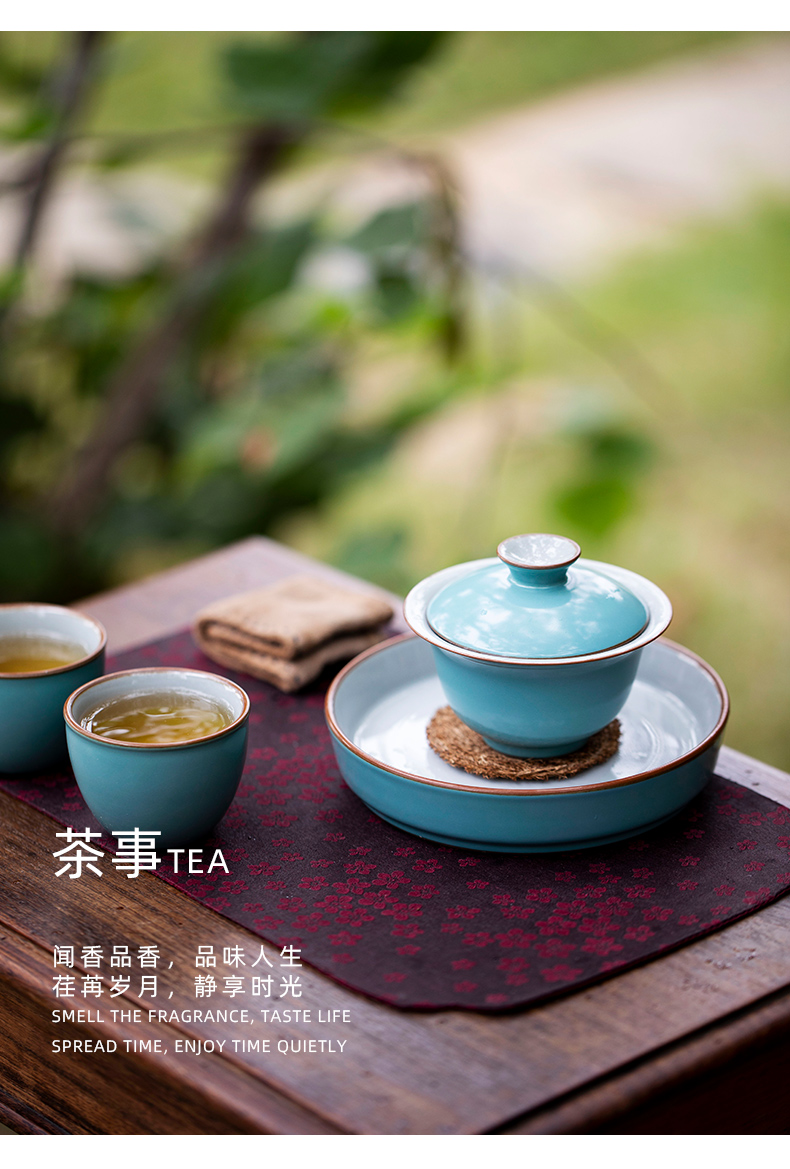 Mountain open the slice your up with glaze color may be a pot of dry socket kunfu tea mercifully jingdezhen ceramic saucer dish