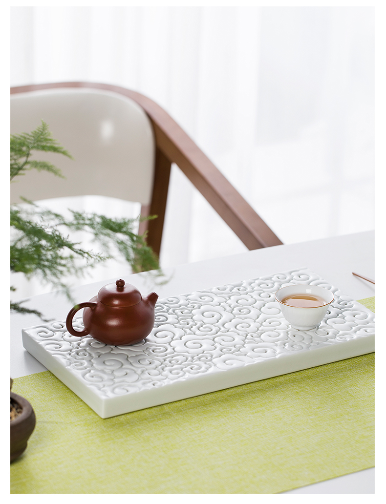 Xiangyun household small tea sets tea tray and storage type dry small saucer dish for contracted tea sea ceramic tea set