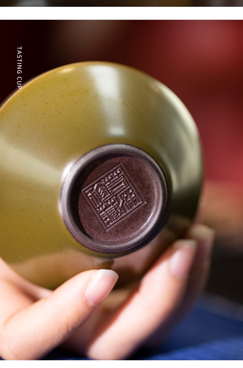 If deep treasure tea masters cup at the end of the imitation yongzheng checking ceramic cups