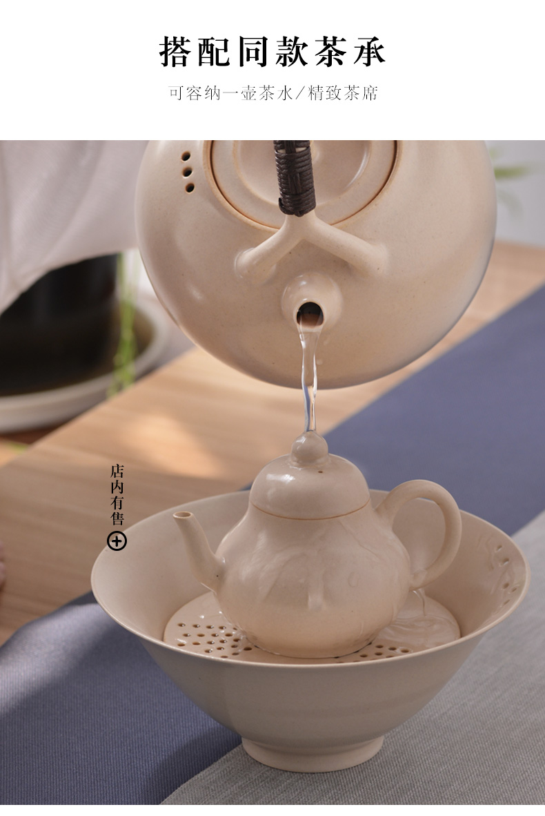 Undressed ore plant ash teapot permeability is comparable to the teapot it pure manual single pot of kung fu tea set