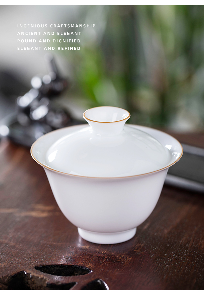 Lie cream sweet white 2 tureen 100 cc small capacity white porcelain tureen zijin expressions using 1 to 2 cups with ceramic tea set