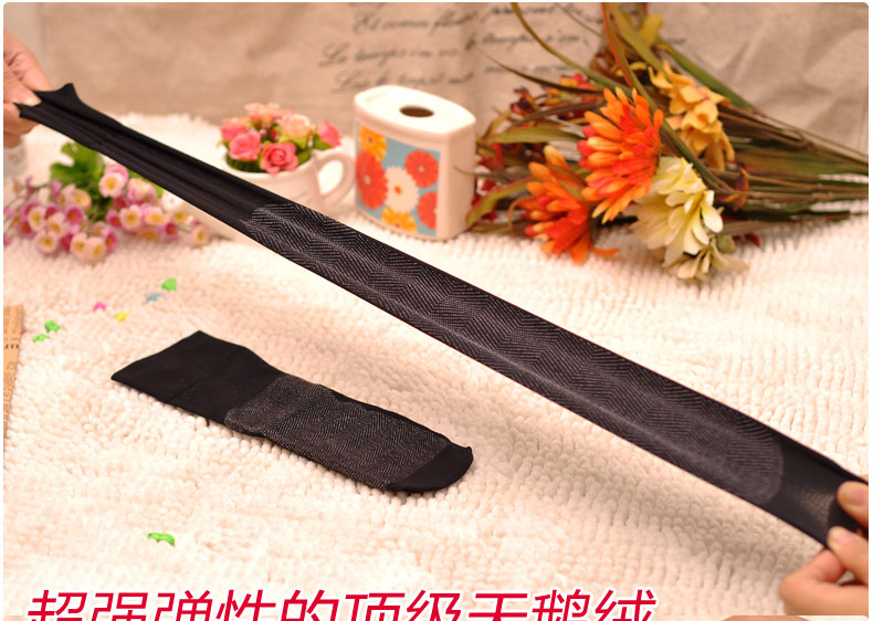 Finna lụa mùa thu và mùa đông dày cotton dưới chống trượt vớ ngắn nhung thịt màu ống vớ chống móc đen chống mài mòn tất cao cổ