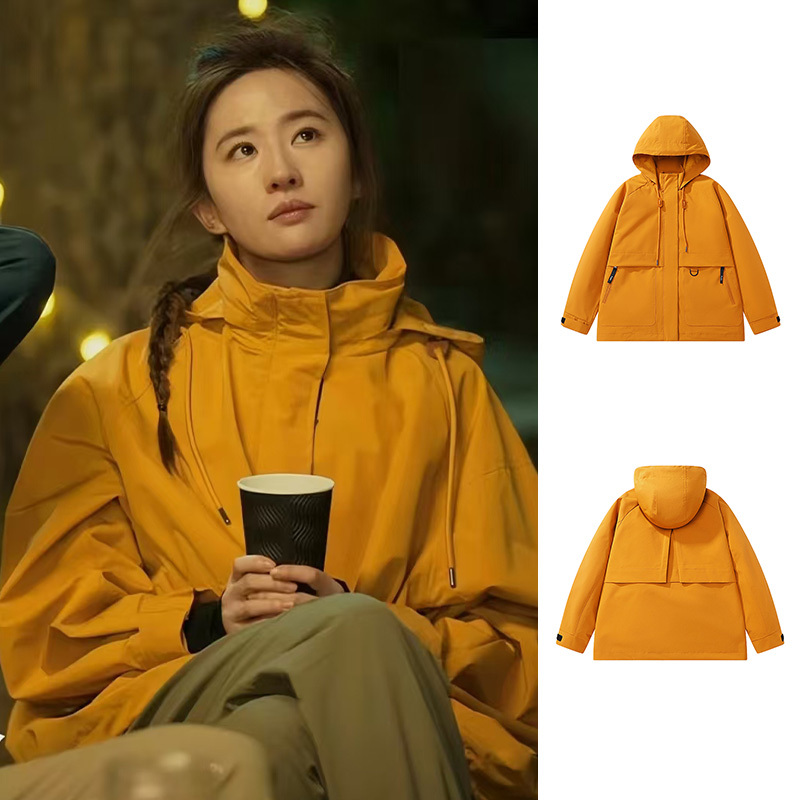 Paul Outdoor New Style Huang Yimei Same Style Jacket Mountaineering Spring Autumn Winter Couple New Workwear Jacket Women
