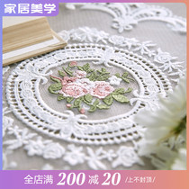Planting love box Rhine silk mat Chinese lace coaster embroidery Joker placemate water Cup Bowl plate mat insulated plate mat