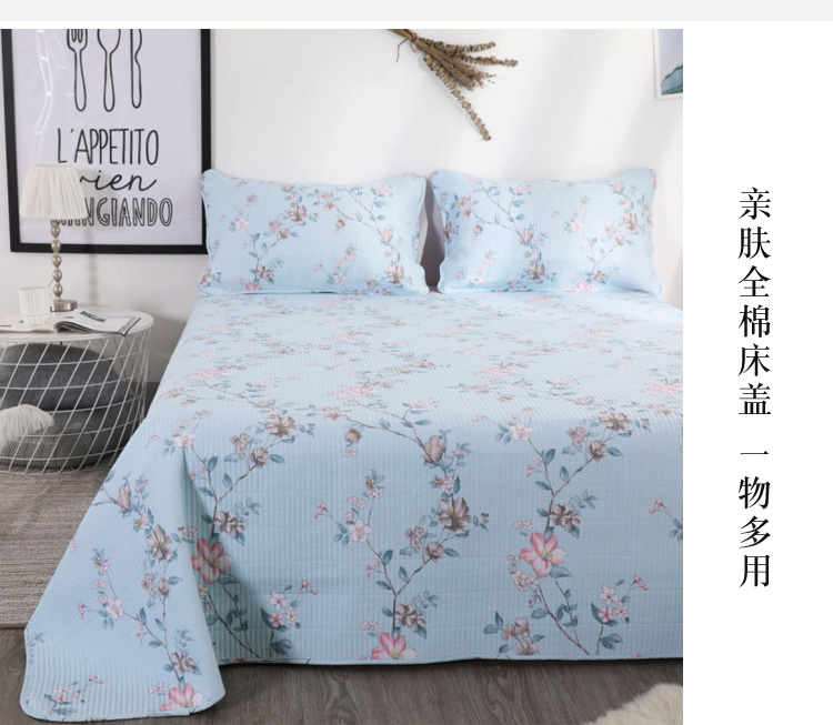 Khăn trải giường cotton Lannafei ba mảnh đơn giản thời trang 1,5m cotton đơn trải giường nam và nữ trải giường bốn mùa phổ thông ga giường cưới
