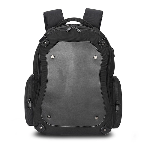 Вместительный и большой рюкзак для путешествий, модный трендовый универсальный черный ноутбук, бизнес-версия, ткань оксфорд