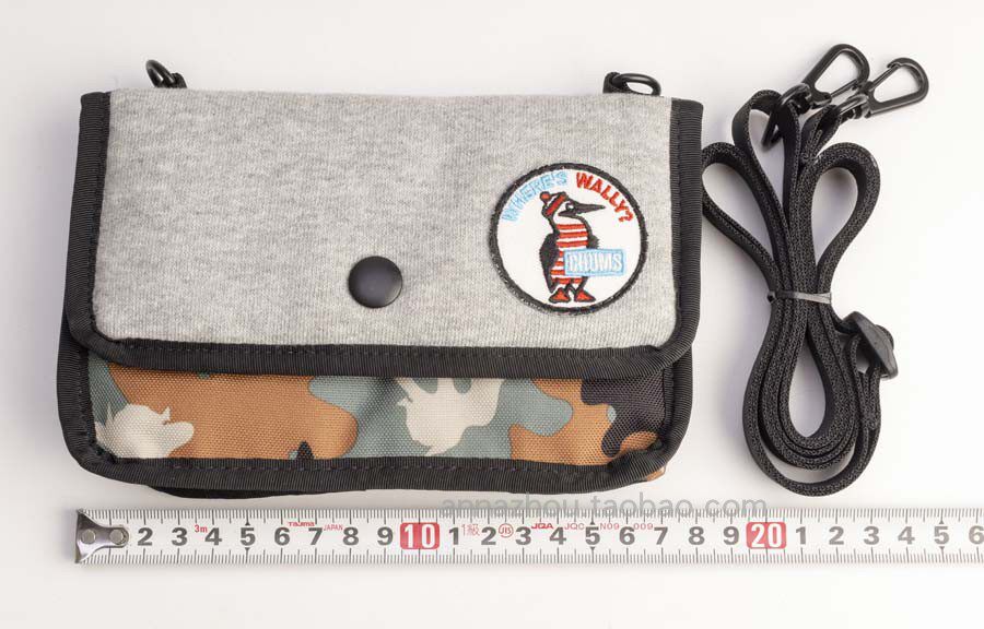 Japan's CHUMS Cha Cha bird universal cross-body camouflage satchel all-match camouflage nylon mix and match handbag spot