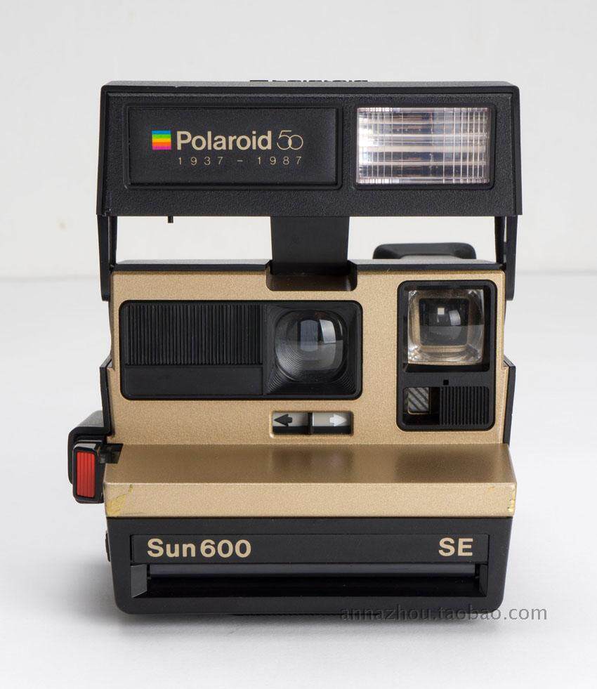 Polaroid 600系Sun600 SE宝丽来公司50周年金色特别纪念版现货评价- 淘宝网