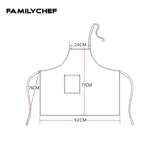 Фартук, японский свежий кофейный рабочий тонкий дышащий чай с молоком, делается под заказ, с печатью вашего логотипа