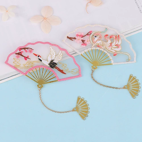 Набор материалов для школьников в стиле древности, металлическая классическая китайская лента, «сделай сам», с вышивкой