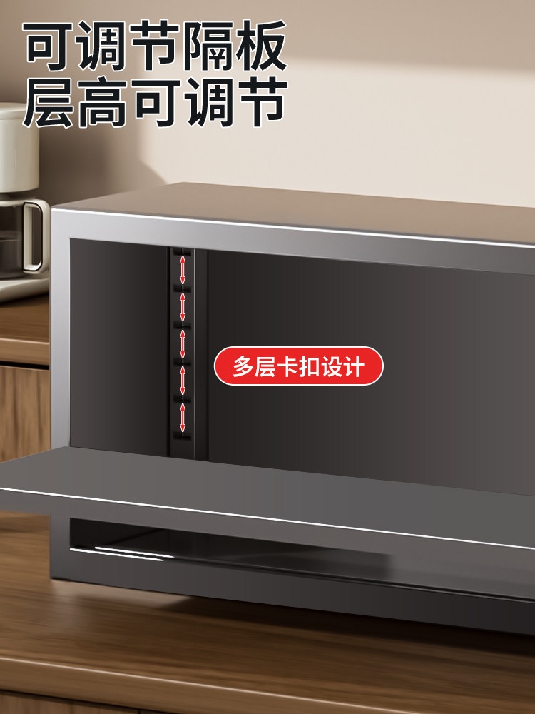 New Cup Storage Rack Dining Table Tea Cup Holder Water Cup Rack Countertop Multi-Layer Dustproof Coffee Mug Cabinet