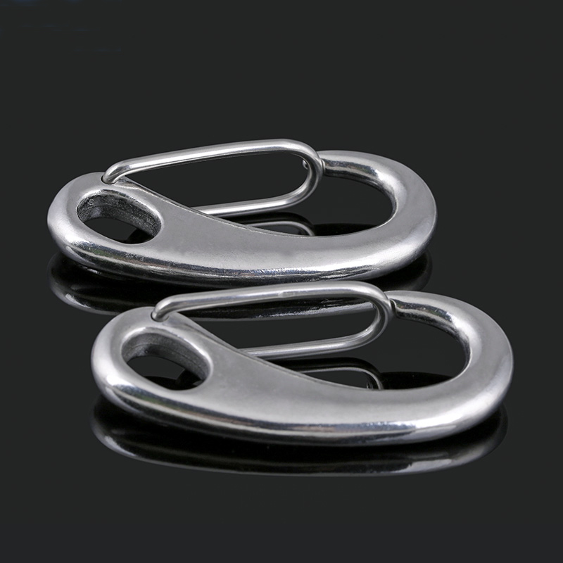 304 stainless steel egg-shaped opening ring [M30-M100] lobster hooked egg-type shackle steel wire rope quick hanging shackle