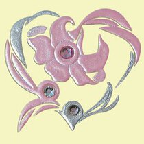 Shanghai Spot Japan Straight Sends High Time Painted Lilies with Loving Mobile Phone Stickers