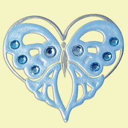 Shanghai spot Japan straight away with high time painted butterfly loving blue phone stickers