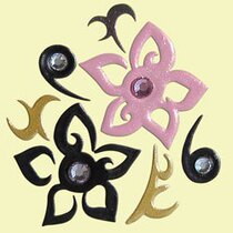 Shanghai Spot Japan Straight Sends High Time Painted with Painted Flowers Pink Phone Stickers