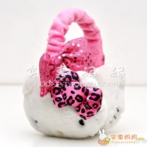 Shanghai Spot Japan Straight Away Hello Kitty Butterfly Knot Fur Suede Warm Anti-Chill Ear Cover