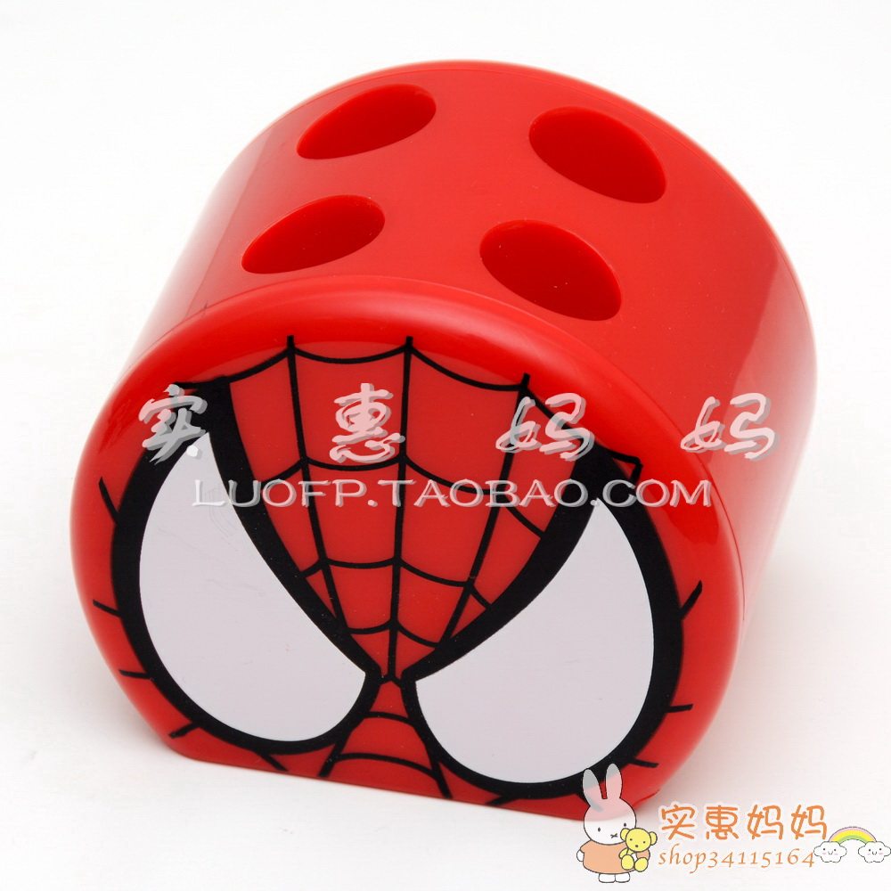 Minimal Defect Import Special Offer Direct from Japan Universal Studios Spider-Man Cute Toothbrush Holder 4 Holes