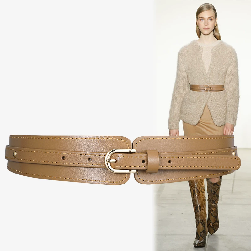 Поясной ремень, рубашка, свитер, универсальный классический костюм, подтяжки, натуральная кожа