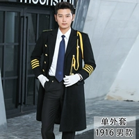 1916 мужская куртка синглов