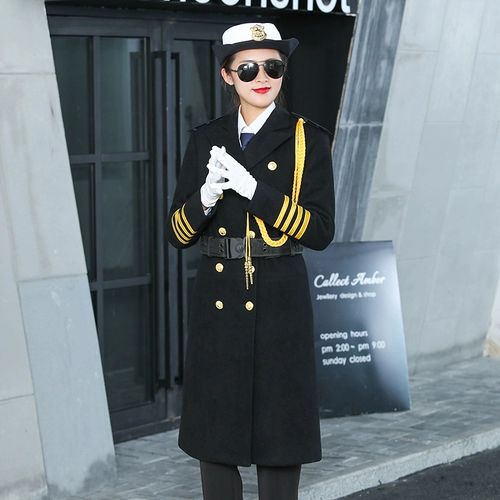 Демисезонное шерстяное пальто для отеля подходит для мужчин и женщин, униформа для работы, комплект