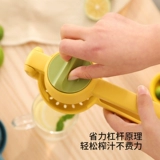 Домашнее ручное сжатие лимона соковыжималка для фруктов соковыжималка апельсиновый сок сжимания прессы нажали фруктовый сок свежий экструзионный артефакт