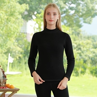 Женская черная высокая шея