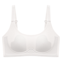Ice-feeling underwear for women in summer thin big breasts small breasts traceless ultra-thin lift-up anti-sagging love cup bra
