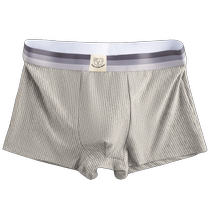 Mens underwear boys pure cotton boxer shorts mens sports breathable new style youth trendy boxer briefs