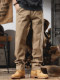 American heavyweight men's new casual pants 2025 spring and autumn retro trendy brand youth straight loose overalls trousers