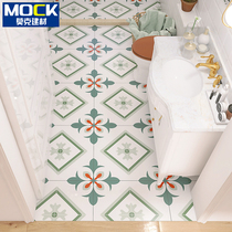 Retro small tiles Nordic American antique toilet tile balcony restaurant wall tile kitchen living room floor tiles