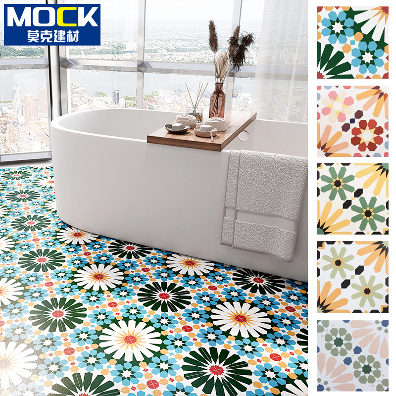 Small Daisy Flower Brick Method Fresh Green Fields Garden Sunflower Dining Room Bathroom dressing room Balcony Kitchen floor tiles