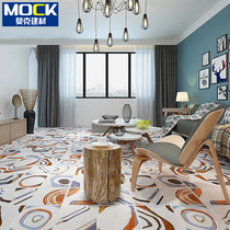 Small flower tiles 300X300 bathroom background wall tiles kitchen tile flower tiles balcony Nordic Art non-slip floor tiles