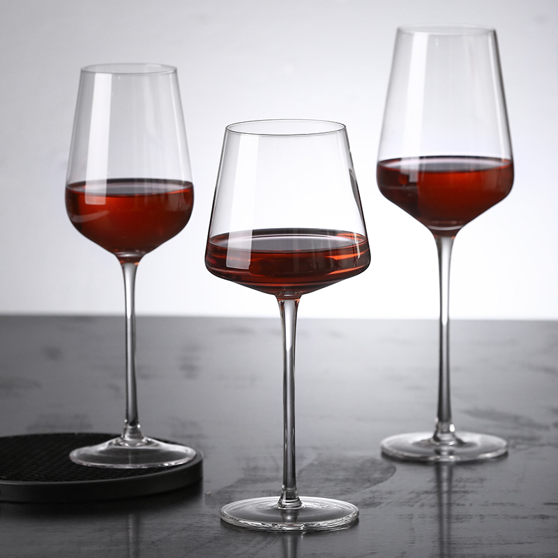 High-end crystal glass red wine glass set bar clear bar goblet crystal glass Burgundy wine glass wine set