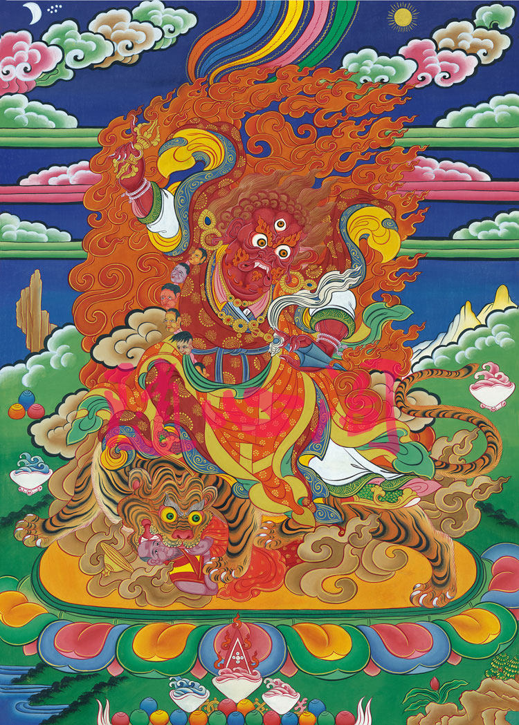 Angry Lotus Division Multiple Gidjo Rotang Kamizonjong Doggi Loo Buddha Portrait Photographic Plastic plastic Pendulum Terrace